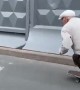 73-year-old man rides his board since 1981