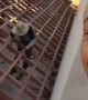 Worker Slips on Roof