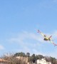 Firefighter Plane Lands in Italian Lake