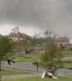Man and Dog Make it to Safety Moments Before Devastating Tornado Hits