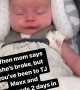 Baby unknowingly gives mom hysterical eye-roll 