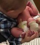 Big Brother and Little Sister Share Precious Moment