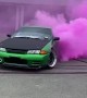 Car Tire Burnout Gender Reveal