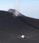 Volcano Erupts While Filming Dust Devil