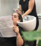 Shampooing at Salon Gets Cut Short