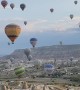 Hot Air Balloons Over Beautiful Cappadocia, Turkey