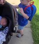 Little Boy Meets His New Baby Brother