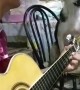 Dogs Sings Along with Guitar