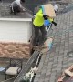 Roofer Appears to Float Up Ladder