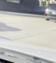 Car Burns on Chicago Highway