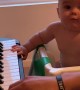 Baby Gus Grooves to Piano Playing