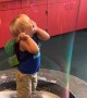 Cute Kid in a Big Bubble