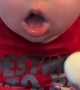Baby with Down Syndrome Loves Yogurt Melts