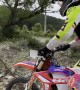 Man Goes Over Handlebars During Enduro Stunt