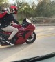 Corgi With Cape and Goggles Loves Motorcycle Rides