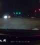 Dashcam Captures Falling Space Debris