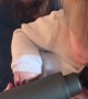 Baby Makes Funny Noise with Massage Gun