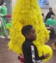 Bird Costumed Entertainer Struggles and Kid's Party