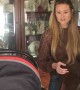 Surprising Family With Newborn on Thanksgiving