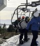 Knocked Down by Ski Lift