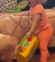Babies Fight Over Toys