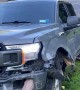 Truck Impaled by Fence Post