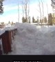 Ring Camera Catches Massive Roof Avalanche