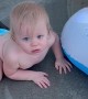 Toddler Slips and Falls onto Inflatable Pool