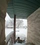 Trying to Use a Leaf Blower on Snow