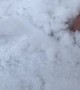 Hot Coil Rapidly Melts Snow