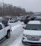 Insane multi-car pileup on I-696 in Michigan