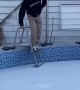 Walking on a Frozen Pool