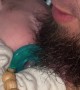 Baby Keeps Painfully Tight Hold on Dad