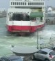  Southampton ferry has extremely close call due to Storm Eunice winds