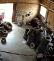 Tire Explodes in Repair Shop and Almost Hits Couple