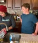 Kids get grossed out by turkey\'s gizzard, mom cleans it like a pro 