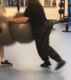 Gym Ball Bounce Goes Bad