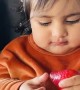 Baby Tries Strawberry for the First Time