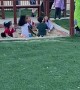 Man in Alien Costume Accidently Scares Children