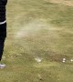 Exploding Golf Ball Has Dad Rollin