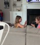 Girl's Hand Clapping Game Distracts from Spider-Man