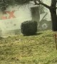 Pollen-Filled Tree Falls on FedEx Truck