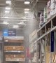 Forklift Driver Hits Store's Sprinkler System