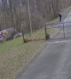 FedEx Driver Forgets to Put It in Park