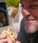 Conure Steals Cheese and Makes Dogs Jealous