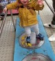 Toddler Has Trouble in Funhouse