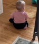 Pup Plays with Happy Baby