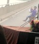 Motorcyclist Performs Risky Stunts in Traffic