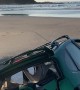 Car Found Sunken into Sand