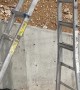 Ladder Walking Away From the Job Site